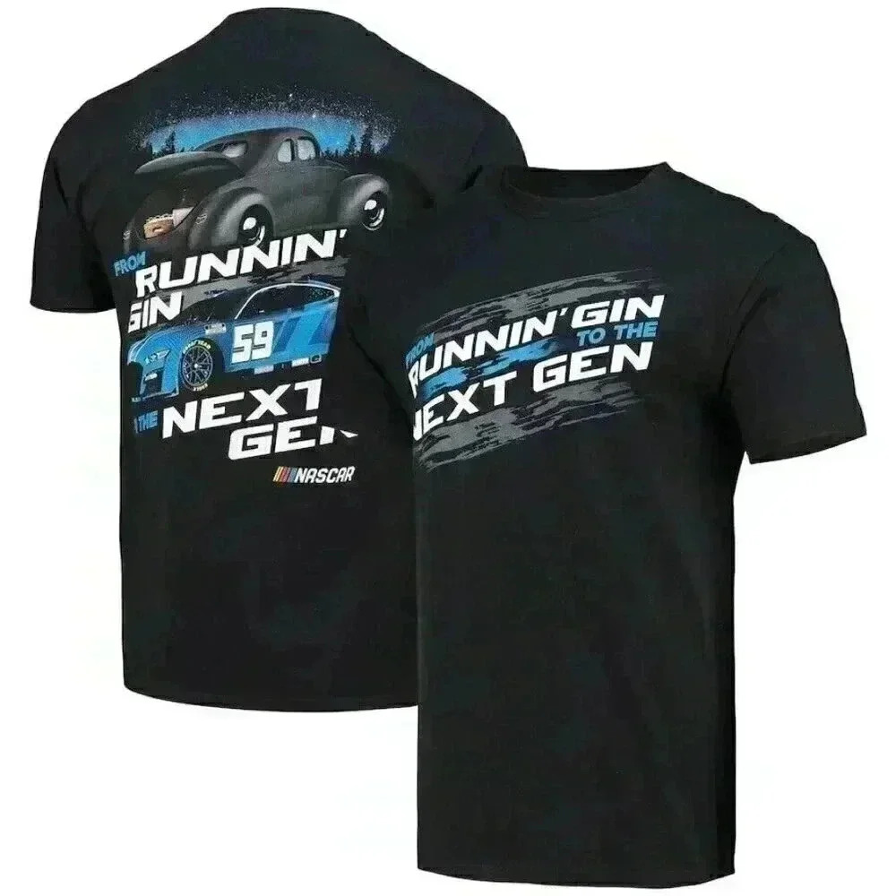 NASCAR Checkered Flag Next Gen 2-Spot‎ T-Shirt Black Size Large